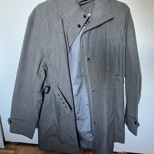 Light Grey Raincoat